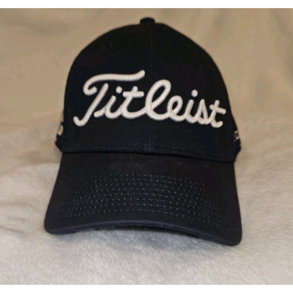 Titleist New Era Medium Large Hat Pro V1 FJ Navy Blue Mens Golf Cap